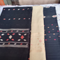 Elegant 2 Piece Unstitched Suit – Navy Blue & Beige